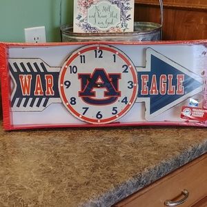 Auburn University War Eagle Clock